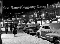 Your Name in Print Christmas Cards