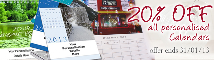 Personalised Calendars