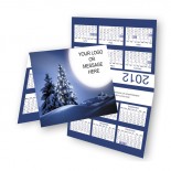 Blue Tree Card Calendar