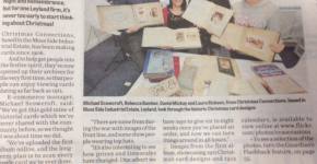 Christmas Connections were featured in the Leyland Guardian